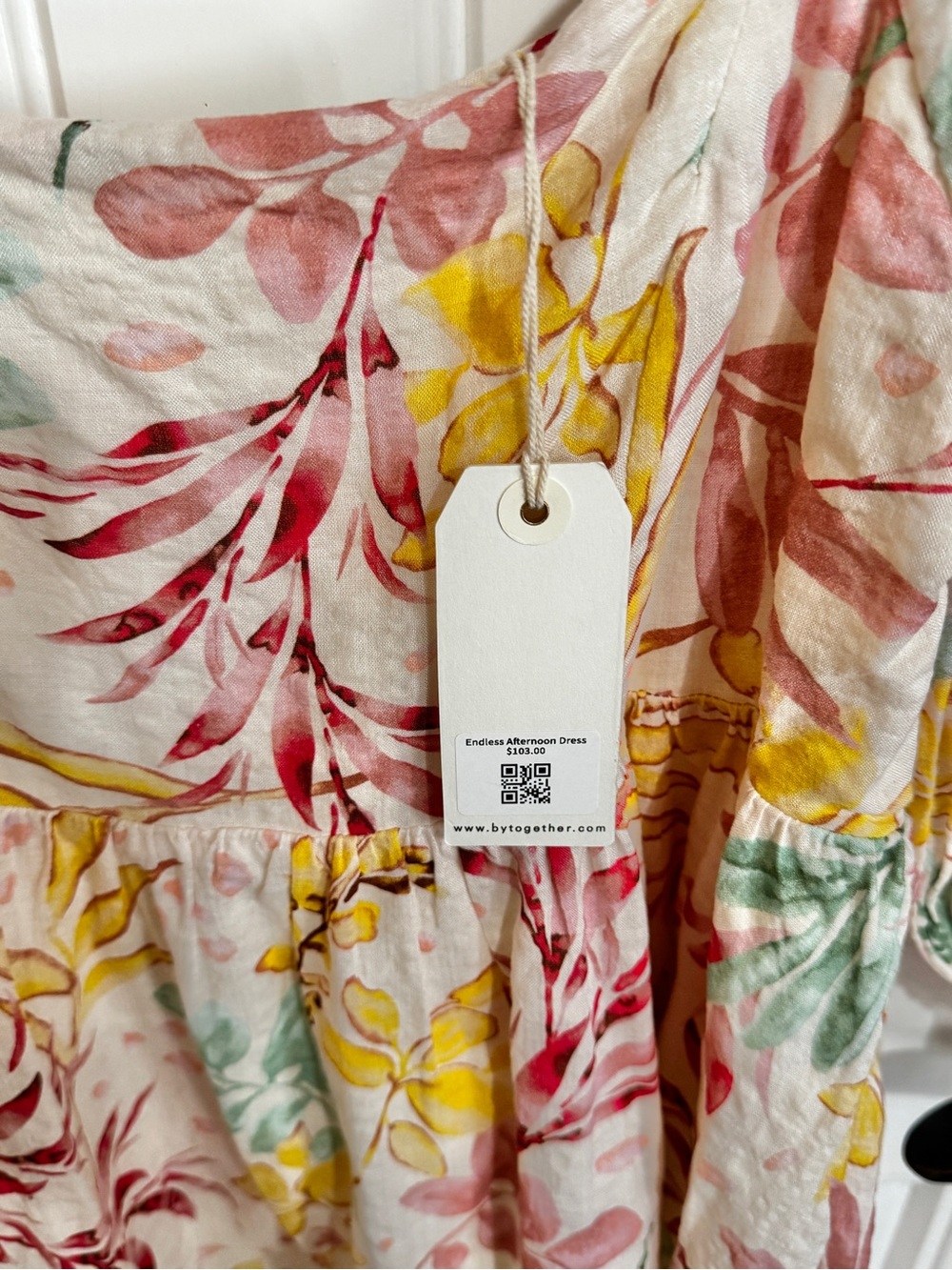 NWT By Together Endless Afternoon Dress Medium Floral Boho Cottagecore - Picture 5 of 12
